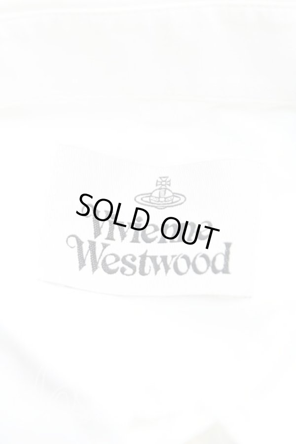 画像3: ヴィヴィアンウエストウッド 中古 / カラーオーブ刺繍長袖シャツ 50（メンズXL） 白  H-25-09-28-010-bl-OD-ZH (3)