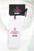 画像3: ヴィヴィアンウエストウッド 中古 / Palaceコラボテディベアシャツ S 白ｘ青  H-25-09-28-011-bl-OD-ZH (3)
