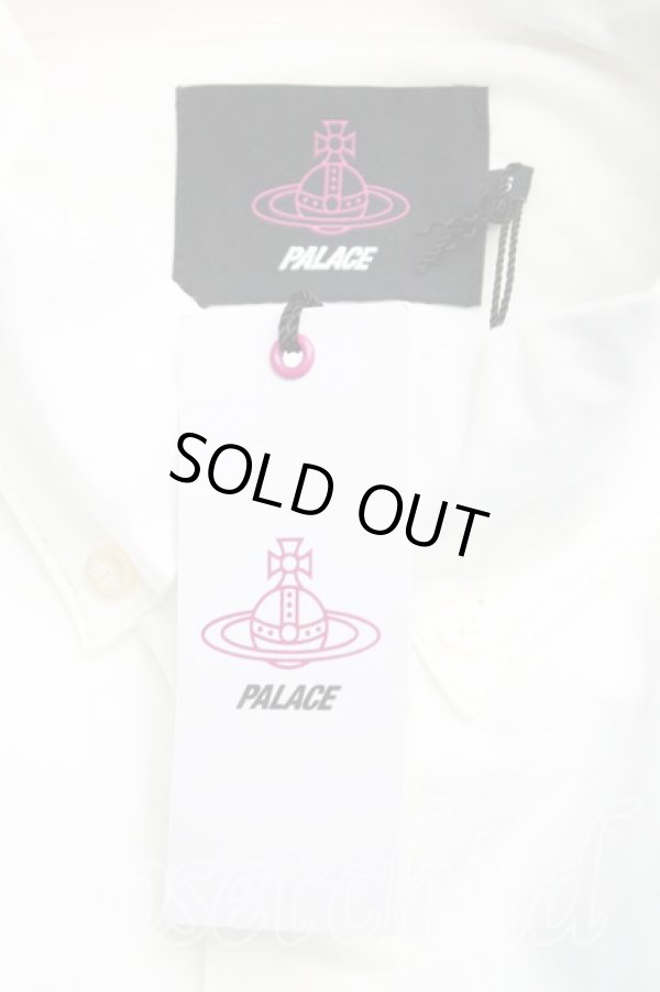 画像3: ヴィヴィアンウエストウッド 中古 / Palaceコラボテディベアシャツ S 白ｘ青  H-25-09-28-011-bl-OD-ZH (3)