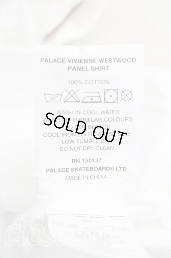 画像5: ヴィヴィアンウエストウッド 中古 / Palaceコラボテディベアシャツ S 白ｘ青  H-25-09-28-011-bl-OD-ZH (5)