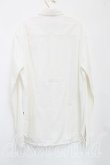 画像2: ANGLOMANIA 中古 / カットラス刺繍クラシックシャツ L 白  H-25-09-28-012-bl-OD-ZH (2)