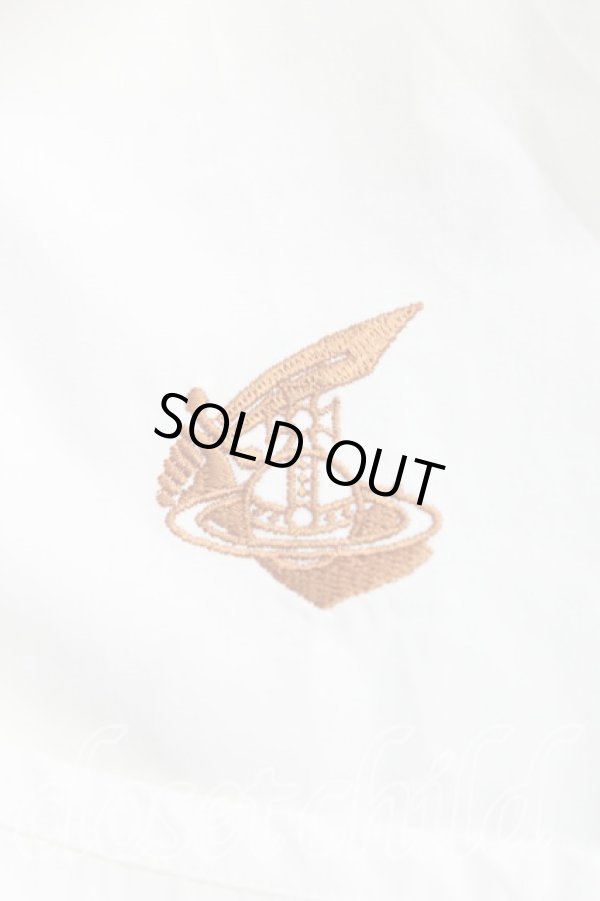 画像5: ANGLOMANIA 中古 / カットラス刺繍クラシックシャツ L 白  H-25-09-28-012-bl-OD-ZH (5)