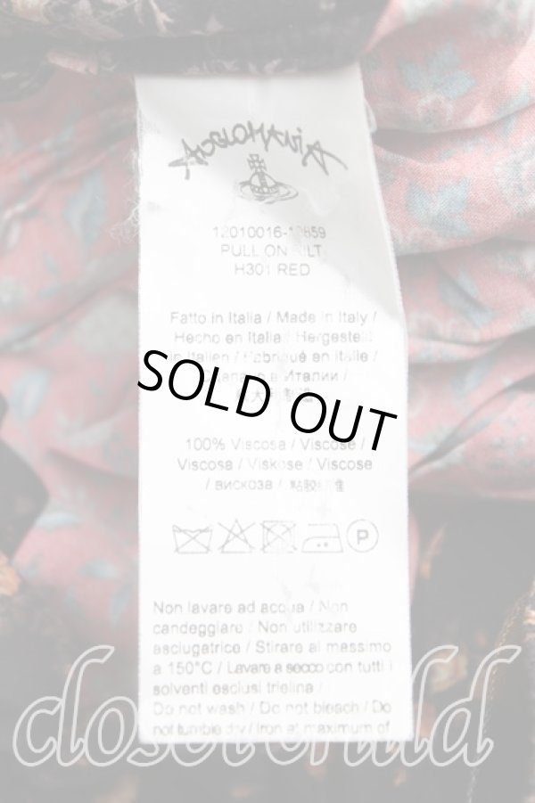 画像4: ヴィヴィアンウエストウッド 中古 / リバティースカート I(7号） 赤  H-25-09-28-015-sk-OD-ZH (4)