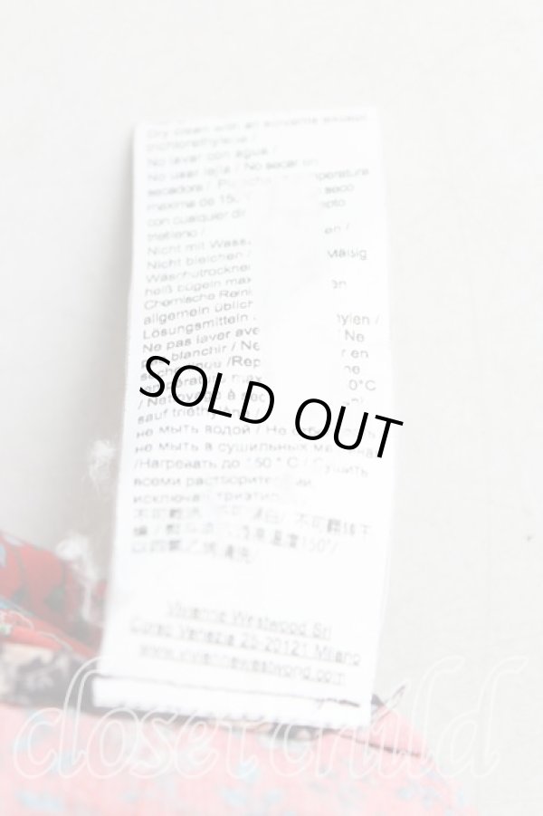 画像5: ヴィヴィアンウエストウッド 中古 / リバティースカート I(7号） 赤  H-25-09-28-015-sk-OD-ZH (5)