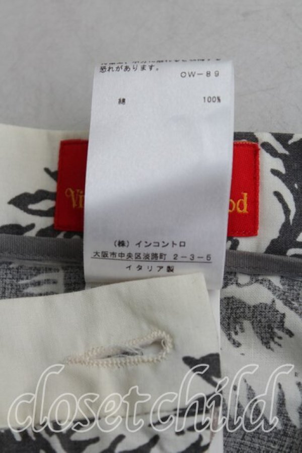 画像5: ヴィヴィアンウエストウッド 中古 / フラワーptイレギュラースカート 40（9号） 生成  H-25-09-28-017-sk-OD-ZH (5)