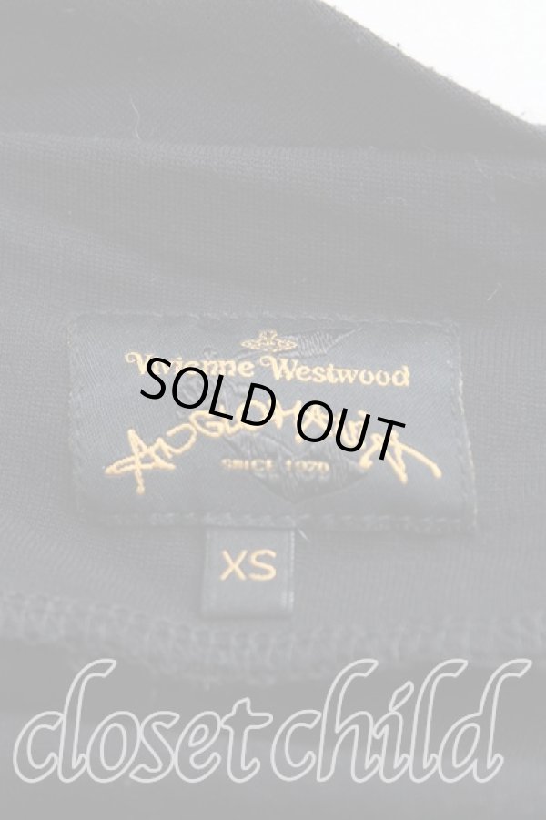 画像3: ヴィヴィアンウエストウッド 中古 / ウエストリボンカットソーワンピース XS 黒  H-25-09-28-002-op-OD-ZH (3)