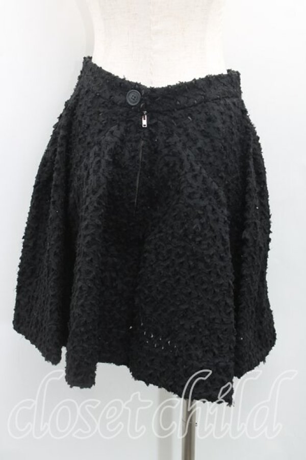 画像2: ANGLOMANIA 中古 / カット＆スラッシュ台形スカート 40（9号） 黒  H-25-09-28-018-sk-OD-ZH (2)