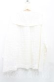 画像2: ヴィヴィアンウエストウッド 中古 / コットンシルクシースルーチェックパフスリーブセーラーシャツ 00（ワンサイズ） 白  H-25-10-05-020-bl-OD-ZH (2)