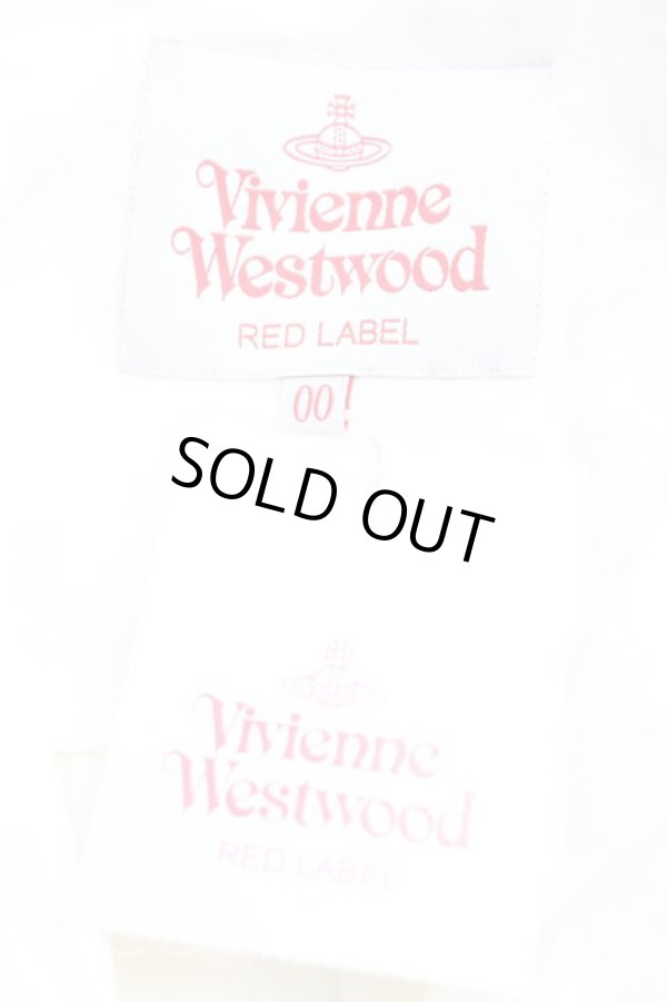 画像3: ヴィヴィアンウエストウッド 中古 / コットンシルクシースルーチェックパフスリーブセーラーシャツ 00（ワンサイズ） 白  H-25-10-05-020-bl-OD-ZH (3)