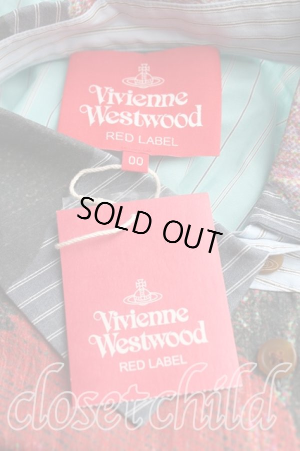 画像3: ヴィヴィアンウエストウッド 中古 / クアトロストライプフラワーptシャツ 00（ワンサイズ） マルチ  H-25-10-05-021-bl-OD-ZH (3)