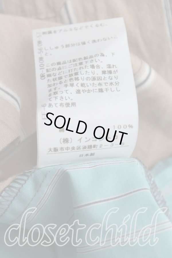 画像5: ヴィヴィアンウエストウッド 中古 / クアトロストライプフラワーptシャツ 00（ワンサイズ） マルチ  H-25-10-05-021-bl-OD-ZH (5)