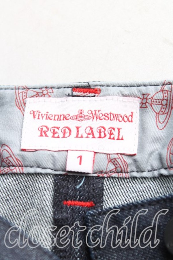 画像3: ヴィヴィアンウエストウッド 中古 / プリーツデニムスカート 1（7号） インディゴ  H-25-10-05-023-sk-OD-ZH (3)