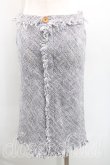 画像2: ヴィヴィアンウエストウッド 中古 / フリンジスカート 42（11号相当） 灰  H-25-10-05-024-sk-OD-ZH (2)