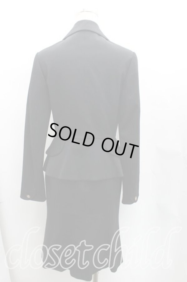 画像2: ヴィヴィアンウエストウッド 中古 / ベッティーナジャケットセットアップ 2(9号) 黒  H-25-10-05-026-su-IN-ZH (2)