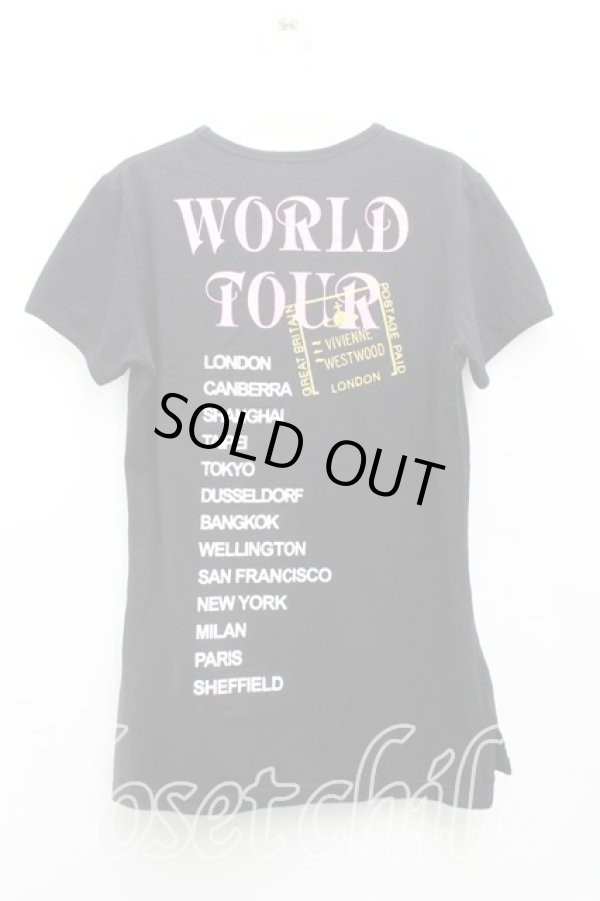 画像2: ヴィヴィアンウエストウッド 中古 / リップptTシャツ M 黒  H-25-10-05-033-ts-IN-ZH (2)