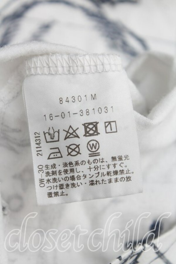 画像4: ヴィヴィアンウエストウッド 中古 / 星座ptTシャツ 2（9号） 白  H-25-10-05-035-ts-IN-ZH (4)