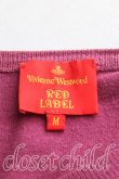 画像3: ヴィヴィアンウエストウッド 中古 / カラーオーブ刺繍Vネックコットンセーター M 紫  H-25-10-05-042-to-OD-ZH (3)