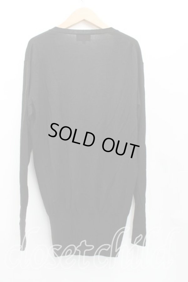 画像2: ヴィヴィアンウエストウッド 中古 / エッセンシャルオーブカーディガン 2（9号） 黒  H-25-10-05-043-to-OD-ZH (2)