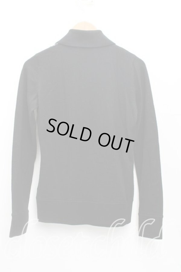 画像2: ヴィヴィアンウエストウッド 中古 / タータンチェック切替カーディガン 2（9号） 黒  H-25-10-05-044-to-OD-ZH (2)