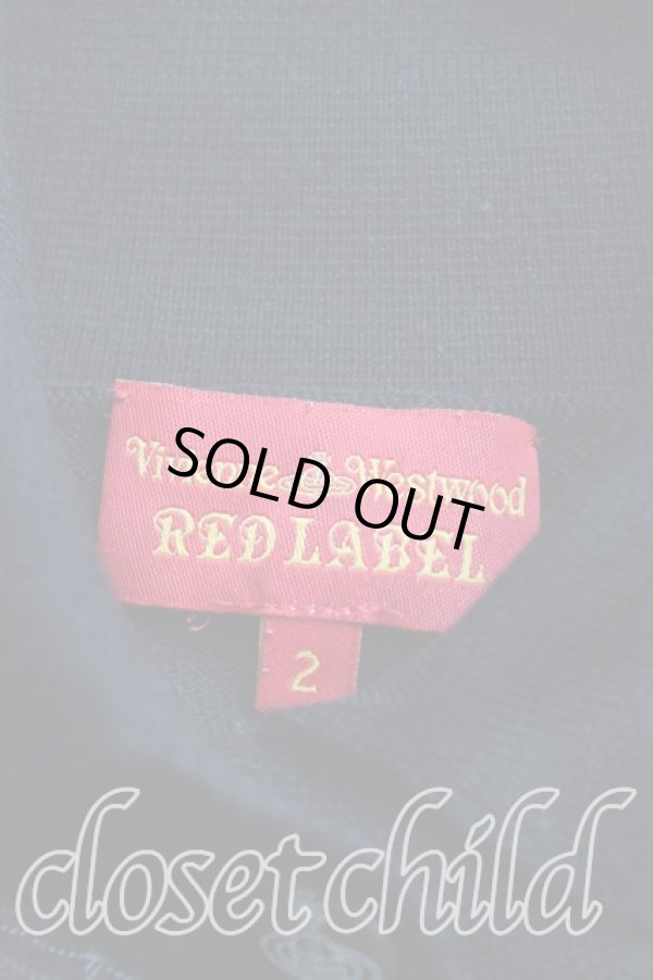 画像3: ヴィヴィアンウエストウッド 中古 / タータンチェック切替カーディガン 2（9号） 黒  H-25-10-05-044-to-OD-ZH (3)