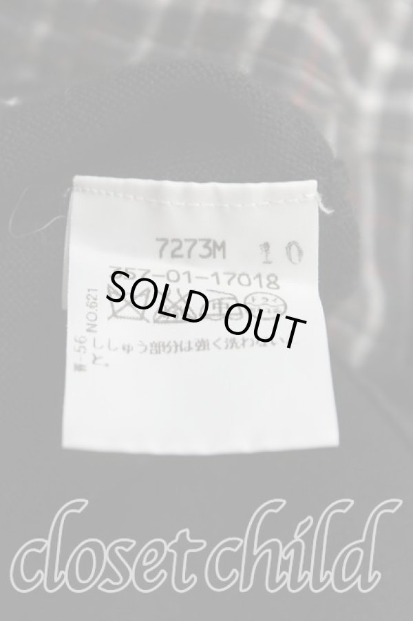 画像4: ヴィヴィアンウエストウッド 中古 / タータンチェック切替カーディガン 2（9号） 黒  H-25-10-05-044-to-OD-ZH (4)