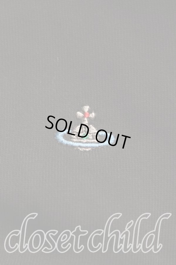 画像5: ヴィヴィアンウエストウッド 中古 / カラーオーブ刺繍ジップパーカー XXL 黒  H-25-10-05-046-to-OD-ZH (5)