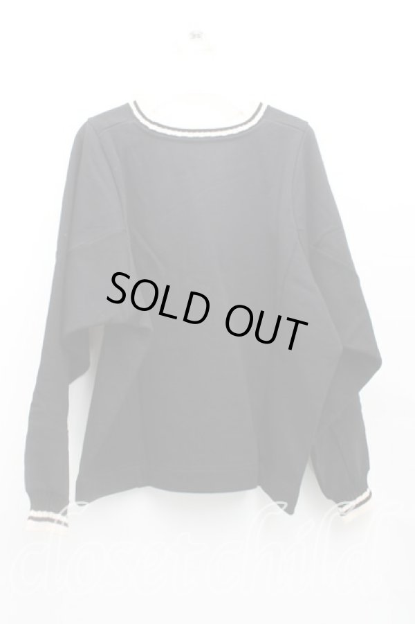 画像2: ヴィヴィアンウエストウッド 中古 / ピコットリブスウェットトレーナー 00（ワンサイズ） 黒  H-25-10-05-050-to-OD-ZH (2)