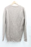 画像2: ヴィヴィアンウエストウッド MAN 中古 / BLCW HEART　Vネックカーディガン 44（メンズS相当） 茶  H-25-10-05-051-to-OD-ZH (2)