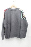 画像2: ヴィヴィアンウエストウッド 中古 / パッチワークチャンキーニット 00（ワンサイズ） 灰  H-25-10-05-053-to-OD-ZH (2)