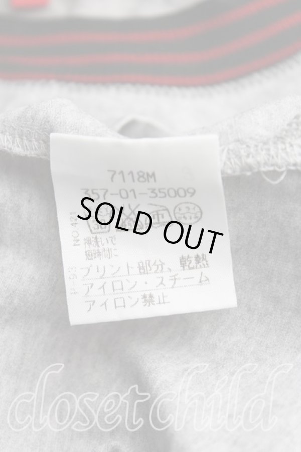 画像4: ヴィヴィアンウエストウッド 中古 / ボーダー切替カーディガン 1(7号) 灰  H-25-10-05-054-to-IN-ZH (4)