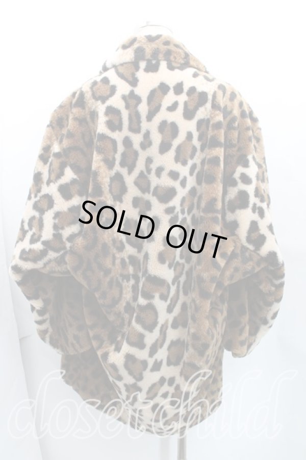 画像2: ヴィヴィアンウエストウッド 中古 / レオパードファーコート 00(ワンサイズ) 茶  H-25-10-05-006-co-IN-ZH (2)