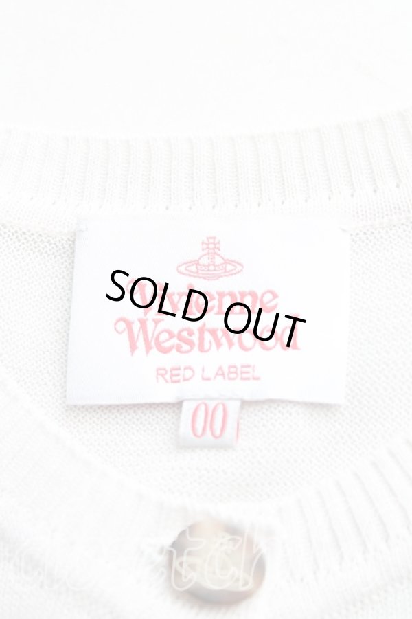 画像3: ヴィヴィアンウエストウッド 中古 / オーブステッチシースルーカーディガン 00（ワンサイズ） 灰  H-25-10-05-055-to-OD-ZH (3)