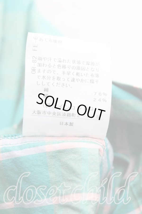 画像5: ヴィヴィアンウエストウッド 中古 / コットンシルクタータンチェックトップ 00（ワンサイズ） 緑  H-25-10-05-056-to-OD-ZH (5)