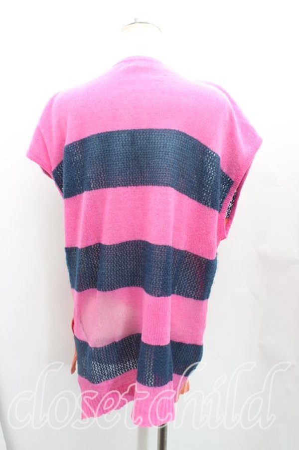 画像2: ヴィヴィアンウエストウッド 中古 / DISTRESSED VEST S/M ピンク  H-25-10-05-057-to-OD-ZH (2)