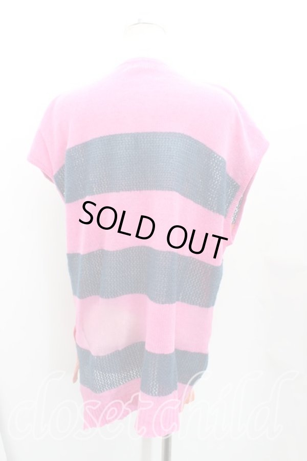 画像2: ヴィヴィアンウエストウッド 中古 / DISTRESSED VEST S/M ピンク  H-25-10-05-057-to-OD-ZH (2)