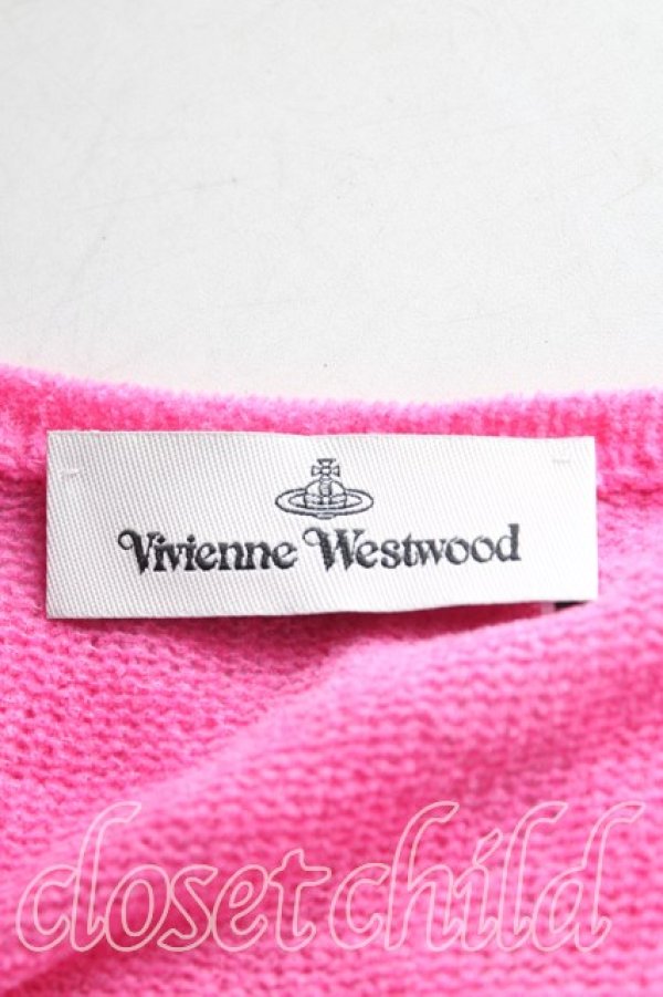 画像3: ヴィヴィアンウエストウッド 中古 / DISTRESSED VEST S/M ピンク  H-25-10-05-057-to-OD-ZH (3)