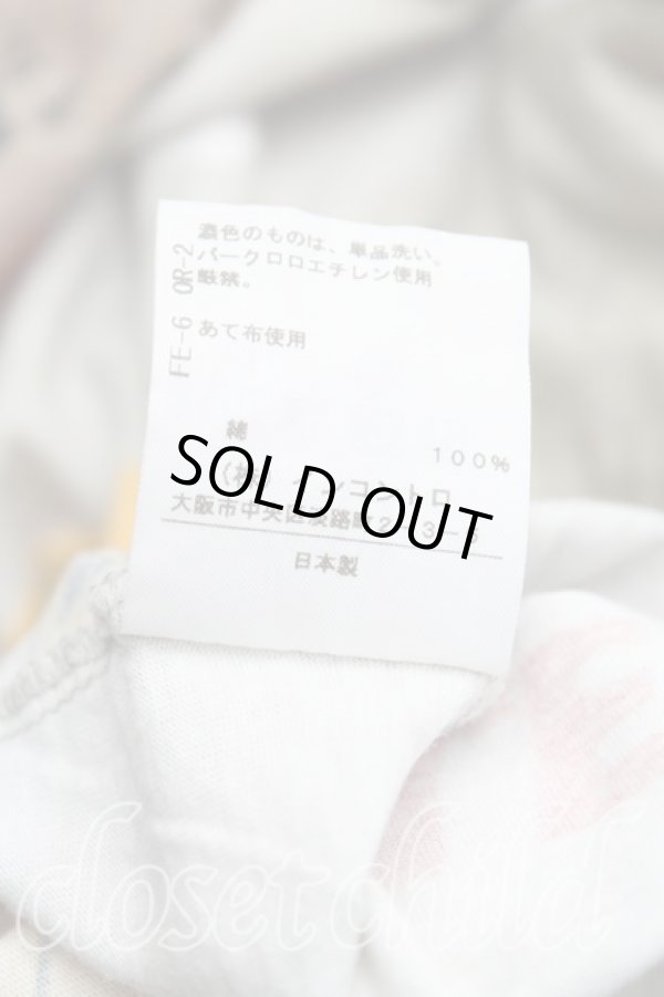 画像5: ANGLOMANIA 中古 / フラワーテープカットソー 38（M） 灰  H-25-10-05-058-to-OD-ZH (5)