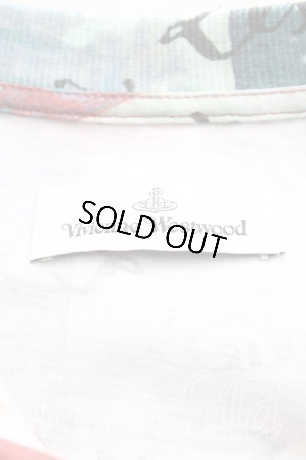 画像3: ヴィヴィアンウエストウッド 中古 / オーバーサイズTシャツ　 L ユニオンジャックｘKISSES  H-25-10-05-060-to-OD-ZH (3)