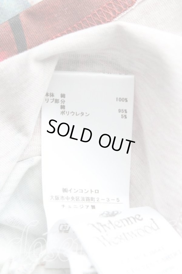 画像5: ヴィヴィアンウエストウッド 中古 / オーバーサイズTシャツ　 L ユニオンジャックｘKISSES  H-25-10-05-060-to-OD-ZH (5)