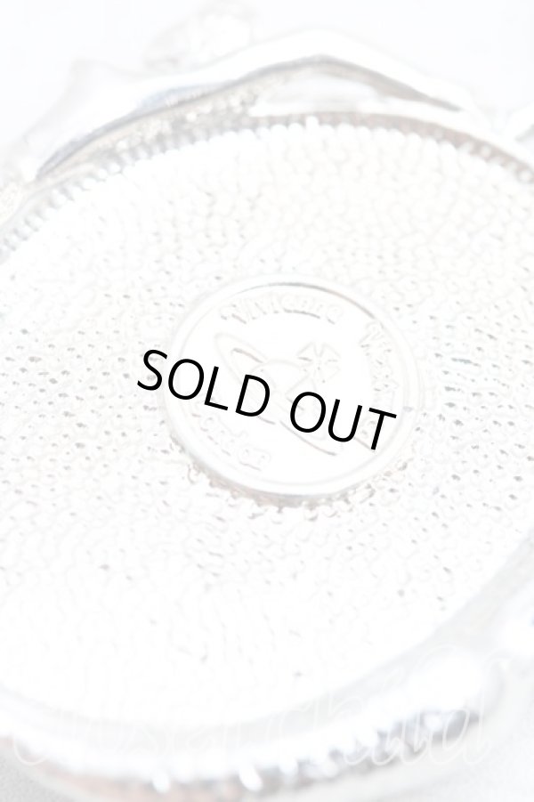 画像3: ヴィヴィアンウエストウッド 中古 / マーメイドブローチ  シルバーｘ緑  H-25-10-05-061-ac-OD-ZH (3)