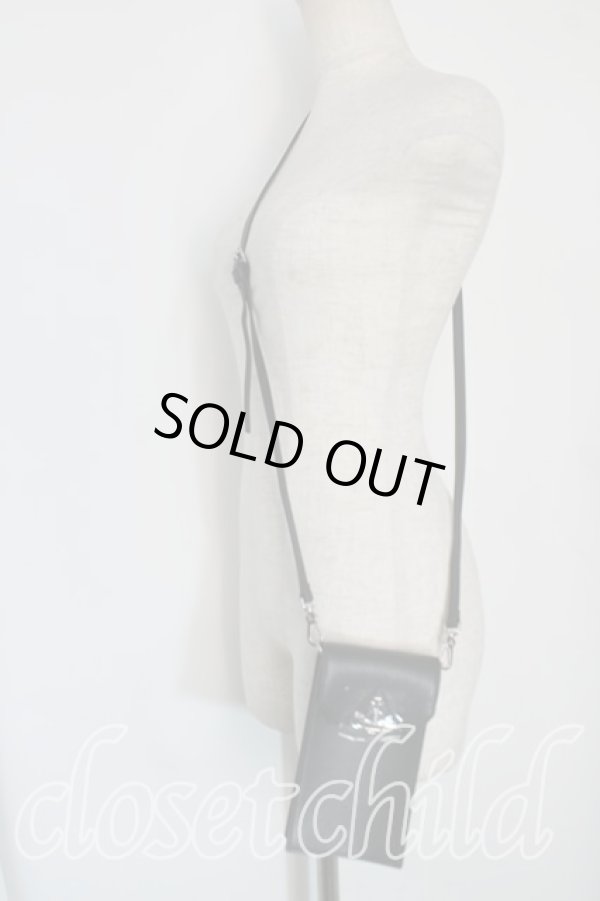 画像4: ヴィヴィアンウエストウッド 中古 / JORDAN PHONE BAG  黒  H-25-10-05-066-ba-OD-ZH (4)