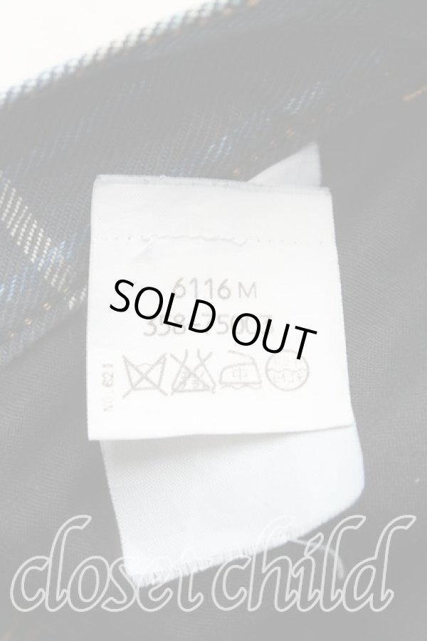 画像4: ANGLOMANIA 中古 / チェックデニムパンツ W30 青  H-25-10-05-007-pa-OD-ZH (4)