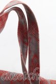 画像4: ANGLOMANIA 中古 / タイムマシーントートバッグ  灰ｘ赤  H-25-10-05-069-ba-OD-ZH (4)