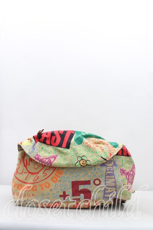 画像3: ヴィヴィアンウエストウッド 中古 / パッケージングバックパック  マルチ  H-25-10-05-070-ba-OD-ZH (3)