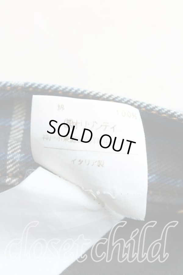 画像5: ANGLOMANIA 中古 / チェックデニムパンツ W30 青  H-25-10-05-007-pa-OD-ZH (5)