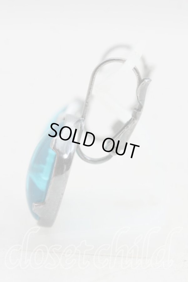 画像2: ヴィヴィアンウエストウッド 中古 / カボションピアス  青  H-25-10-05-073-er-OD-ZH (2)