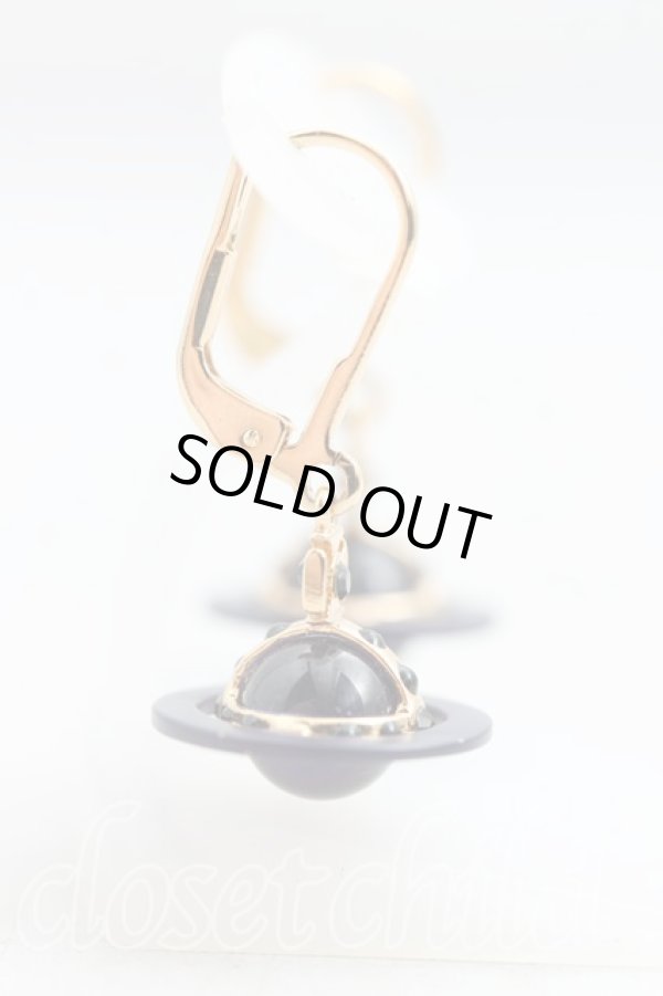 画像3: ヴィヴィアンウエストウッド 中古 / プチオリジナルオーブピアス  紫ｘ黒  H-25-10-05-077-er-OD-ZH (3)