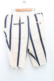 画像2: ヴィヴィアンウエストウッド MAN 中古 / アルコホリックカットオフパンツ 50（メンズXL相当） 生成ｘ紺  H-25-10-05-008-pa-OD-ZH (2)