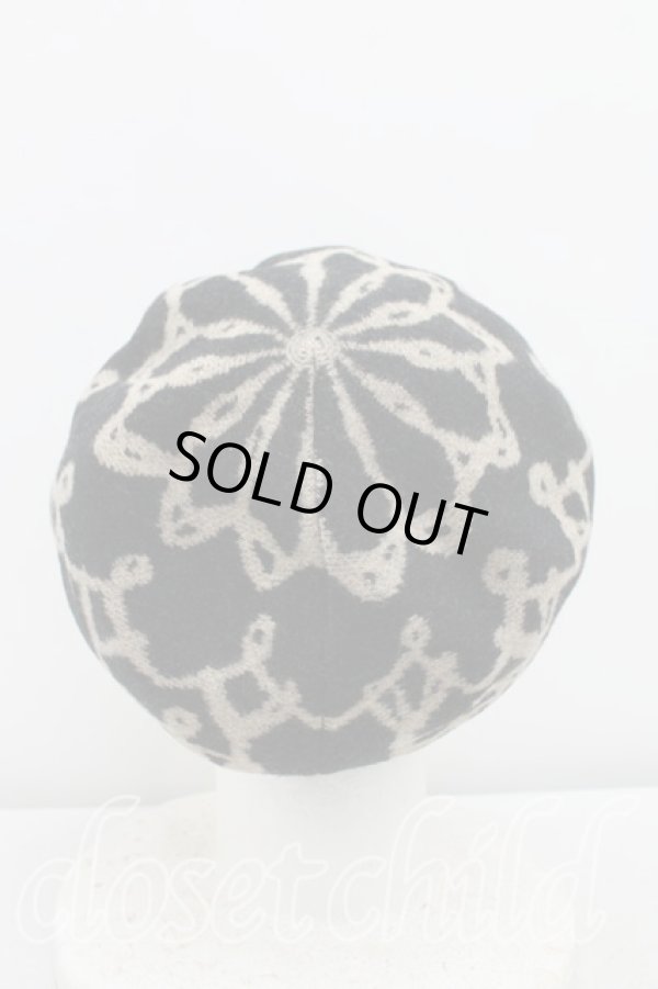 画像3: ヴィヴィアンウエストウッド 中古 / チェーンオーブベレー帽  黒  H-25-10-05-080-ha-OD-ZH (3)