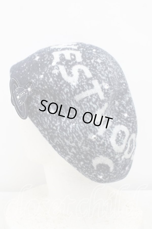 画像2: ヴィヴィアンウエストウッド 中古 / ミルキーウェイベレー帽  紺  H-25-10-05-081-ha-OD-ZH (2)